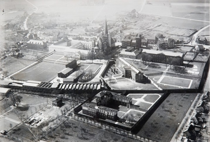 Luftaufnahme der Arbeitsanstalt Brauweiler um 1900.